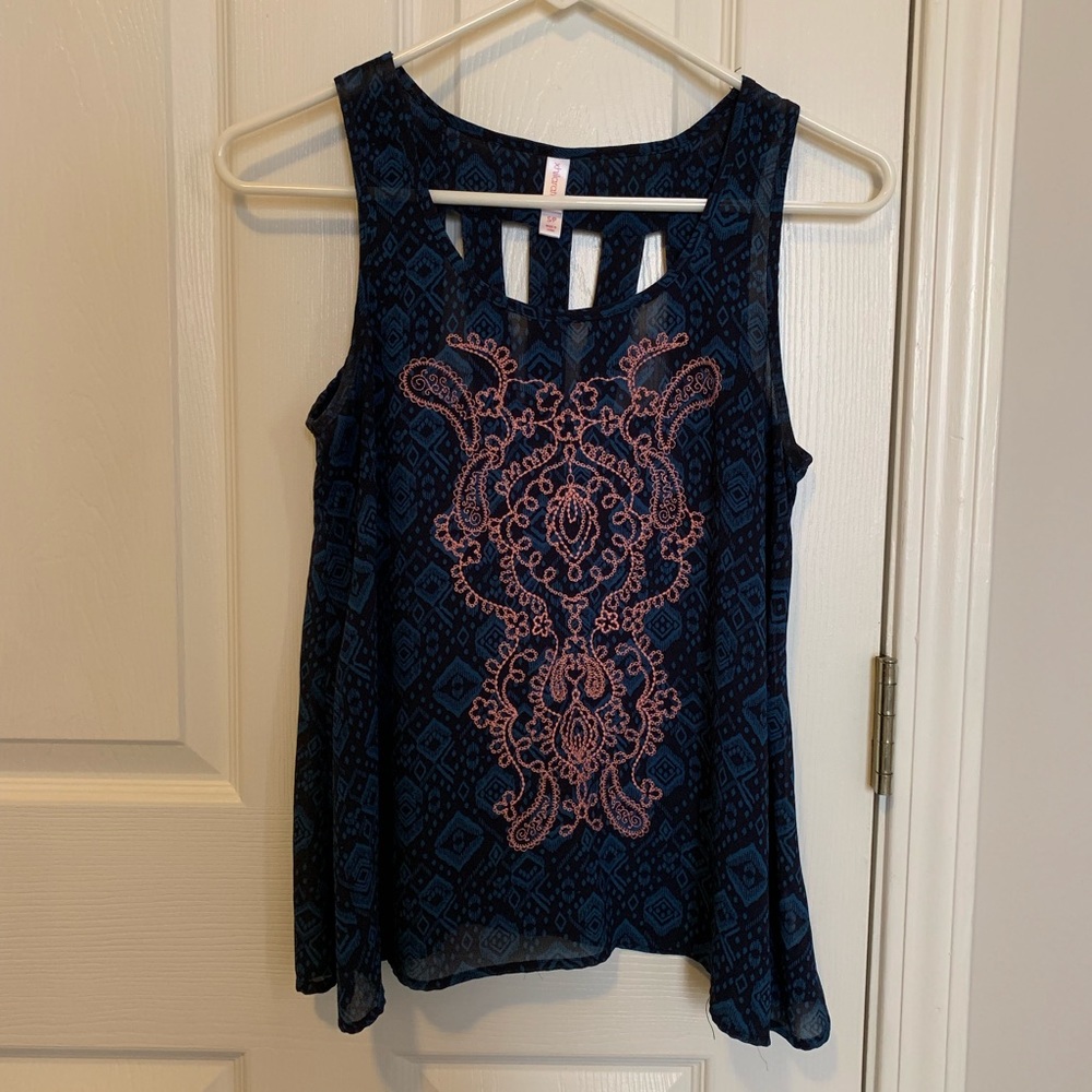 Xhilaration Sheer Tank Top